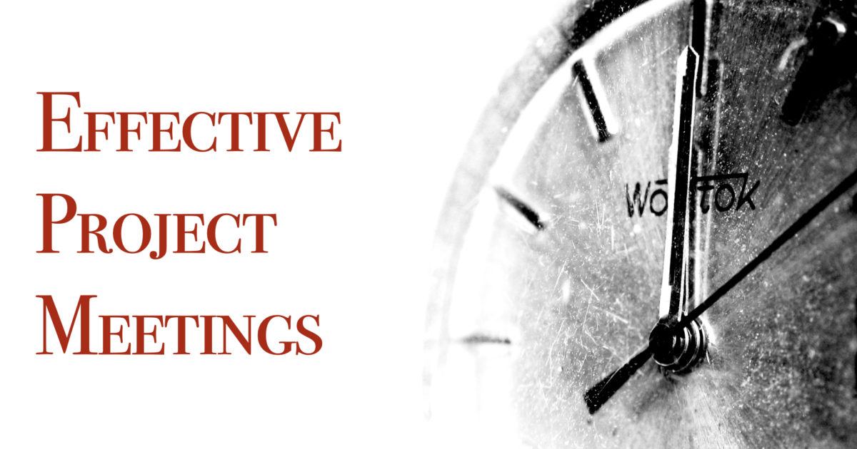 Effective Project Meetings Jeremy Pettitt